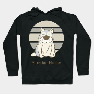 Cute Dogs illustrations - Siberian Husky Hoodie